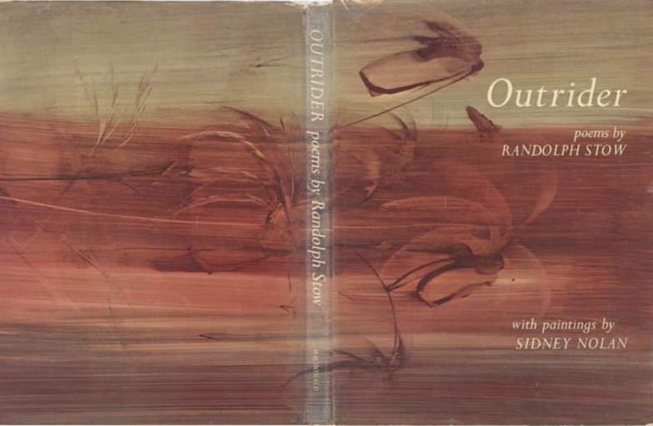 Randolph Stow, "Outrider", Macdonald, London, 1962. Cover by Sidney Nolan.